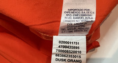 Chaps Mens Large Dusk Orange Long Sleeve Button Up Shirt NWT Poplin 100% Cotton