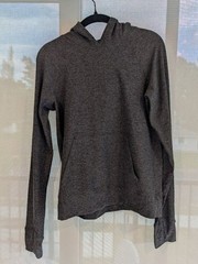Outdoor Voices CloudKnit Hoodie in Charcoal Heather