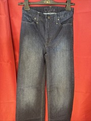 Kimes Ranch Olivia Denim Women’s Jeans Size 000/30 Dark Wash Wide Leg High Rise