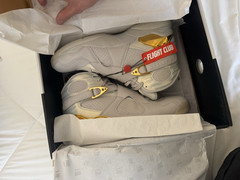Jordan Air Jordan 8 Retro C&C Trophy Light Bone/Gold/White 832821-030 2016