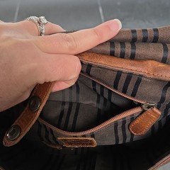 Frye Melissa Cognac Saddle Bag Crossbody