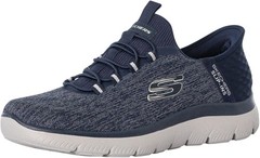 Skechers Men’s Summits Key Pace Hands Free Slip-in Shoes – Navy – 14 EE – Wide