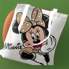 Cute Multipurpose Minnie Mouse Canvas Tote Bag. 13×9″. Gift Idea.