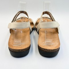 Dansko Ronda Cork Sandals Nubuck Ivory Triple Strap Comfort Womens 40 US 9.5-10