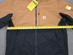 Carhartt Men’s LARGE Storm Defender Relaxed Fit Lightweight Monterey Rain Jacket