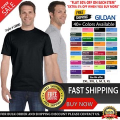 Gildan Men’s Dryblend Seamless Collar 6 Oz. 50/50 T-Shirt, G800, S-2XL