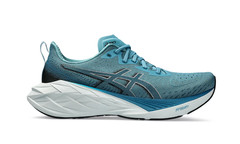 ASICS Men’s NOVABLAST 4 Running Shoe, 8 US ( WIDE ), Blue/Evening Teal