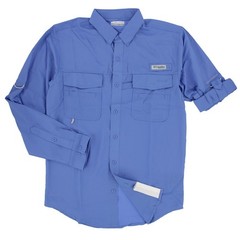 Men’s Columbia PFG Blood and Guts IV Long Sleeve Fishing Shirt, Omi-Shade UPF