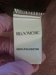 BloomChic Corduroy Stretchy Waist V-Neck Mini Dress Pockets 14-16/1X 18-20/2X