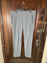 REI Pants Mens 38×32 (40×32) Hiking Trail Pant Outdoor Nylon Blend Gray