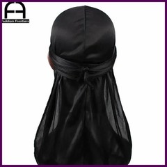 Men’S Silk Durag Bonnet Bandana Silky Du Rag Doo Rag Long Tail Waves Cap