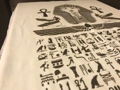 Egyptian T-Shirt Egypt Hieroglyphics Pharaoh Men Cotton Tee Size S-2XL, new