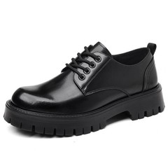 British Mens Lace Up Thick Sole Oxfords Casual Dress Prom Creeper Business Shoes