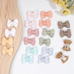 Baby Hair Clips 40 Pieces 20 Colors in Pairs Baby Bows Hair 1.37inch/40pcs