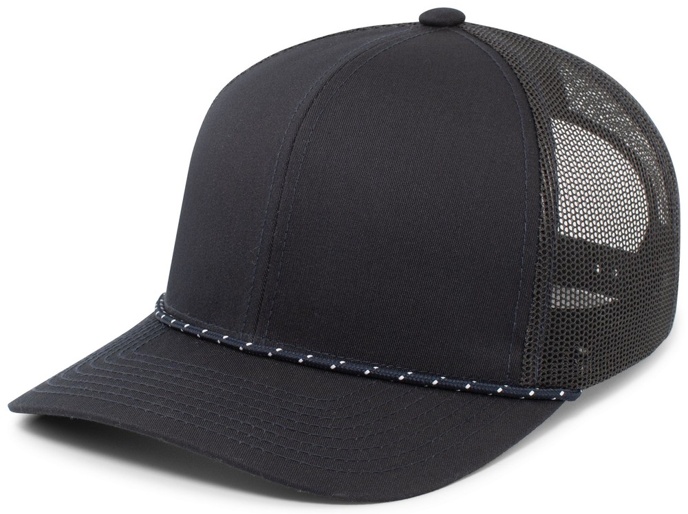 Pacific Headwear 104BR Trucker Snapback Braid Cap Unisex