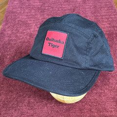 Onitsuka Tiger Men’s Black Adjustable Baseball Cap Hat One Size COOL!!! Japan