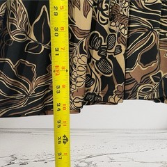 Womens Floral Faux Wrap Dress Size Medium Ruched Sleeve Summer Boho Chic