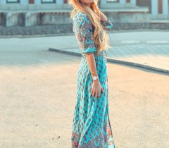 On Sale!! Women Lady Boho Kimono Floral Long Maxi Summer Beach Dress Sundress