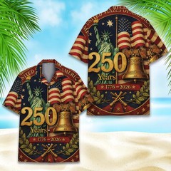 Happy Fourth of July Hawaiian Shirt
