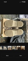 adidas Yeezy Men’s Beige Suede Desert Boot High Top Ankle Lace Up US 13.5