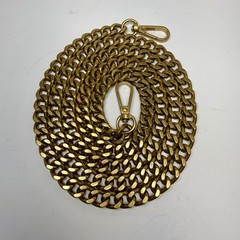 Heavy Duty Gold Tone Chain Link Bag Strap Replacement Accessory 48”