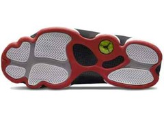 Nike Air Jordan 13 Retro Black True Red White Sneakers 414571-062 Mens Size 6