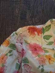 🩷Vintage Talbots Pure Silk Floral Wrap Blouse Top Tie Waist Women’s Size 8🩷