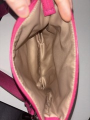 Pink Coach Ashley Crossbody or shoulder bag, silver hardware. 2009