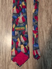 J. Garcia 100% Silk Woven Men’s Tie Made in USA