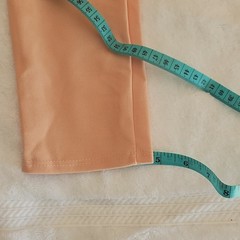 Fashion Nova Peach Straight Leg Pants Polyester Spandex Women Hand Wash Only XS