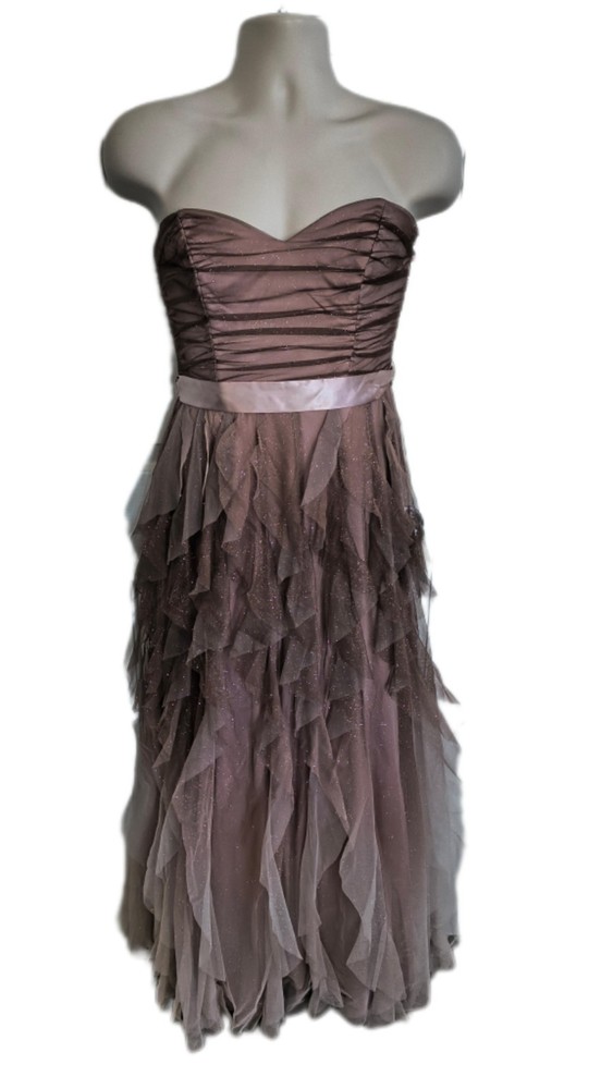 Windsor Ombre Glitter Tendril Ball Gown Junior Size 9 NWTS