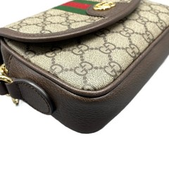 Gucci Web Messenger Beige Ebony Red Gg Supreme Monogram (qy052926c9r)