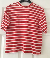 M&S LIMITED EDITION Striped Tie Back Half Sleeve T-Shirt ~ SIZE 8 ~ t412172L