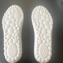 White Textured Shoe Insoles Inserts Pair – White Shoe Insoles Inserts Pair