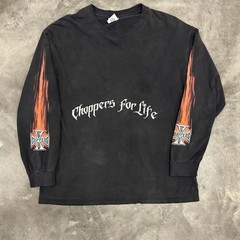 Men’s Vintage West Coast Choppers Longsleeve Faded Tee
