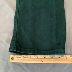 Vintage Quarter Horse Bar None Riding Jeans Juniors 13-14 (26×35) Green Bareback