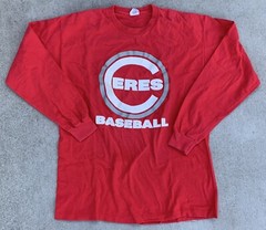Vintage Ceres Baseball T-Shirt long sleeve single stitch made in USA sz 46 XL 48
