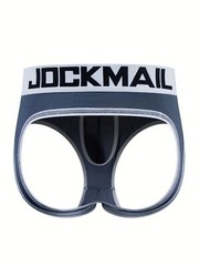 Men’s Jockstrap Low Waist Briefs with Open Back Modal Sexy Underwear