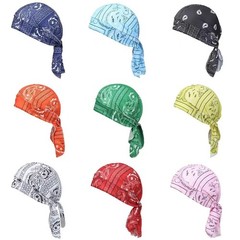 Elastic Motorcycle Wrap Biker Du Bandana Paisley Doo Rag Head Skull Cap Durag