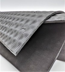 VIBRAM CHERRY SOLING Rubber Panel/ 4mm Thick / 11.75″X 11.25″/ Shoe Repair