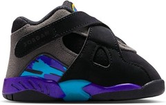 Toddler’s Jordan 8 Retro “Aqua” Black/Multi-Color (305360 006)
