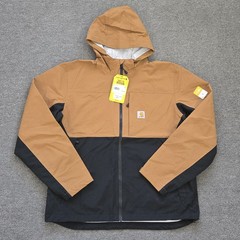 Carhartt Men’s LARGE Storm Defender Relaxed Fit Lightweight Monterey Rain Jacket