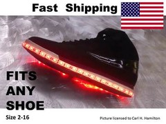 LIGHT up “your” SHOES fits any size 5 6 7 8 9 10 11 12 13 14 15 .5 cut to fit