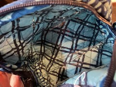 NWT~ Vera Bradley Cuban Tiles Medium Zip Cosmetic Bag