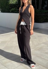 Sneaky Link Tailored Jade Vest & Pants Set Size M XL
