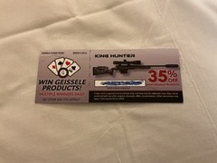GEISSELE Discount Code Card 35% Off SHOT SHOW 2026 Extended Thru 07/31/2026