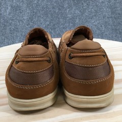 Merona Tiller Shoes Mens 13 Boat Slip On Casual Flats 098001209 Leather Brown