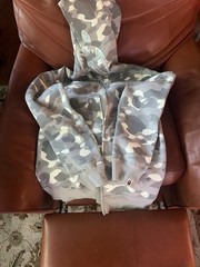 BAPE City Camo Shark Full Zip Hoodie ‘Grey’ Sz Medium