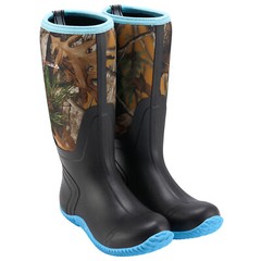 HISEA Women Rain Boots Neoprene Waterproof Outdoor Mud Working Hunting Knee Boot
