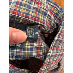 Ralph Lauren Mens Button Up Shirt L Multicolor Plaid Custom Fit Long Sleeve Pony